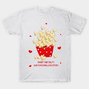 Our Popcorn Love Story T-Shirt